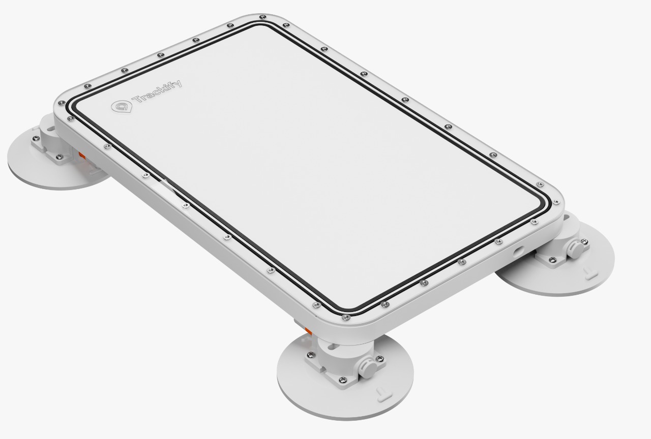 Low Profile Flat Vehicle Mount for Starlink Dish Trackify